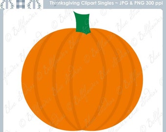 Pumpkin Digital Clipart Single