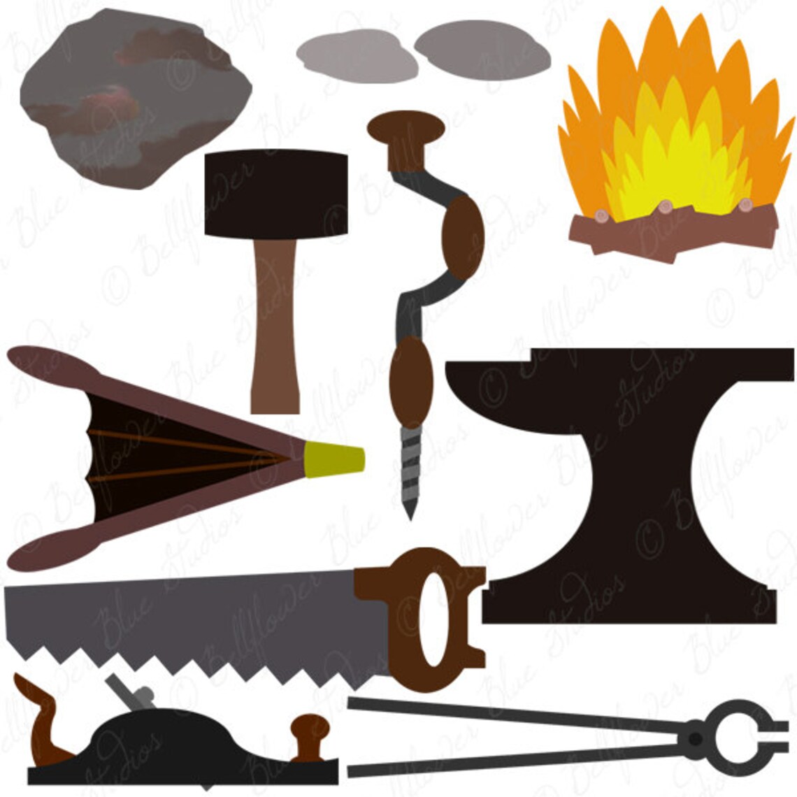 Nephi Builds A Ship Digital Clipart - Etsy