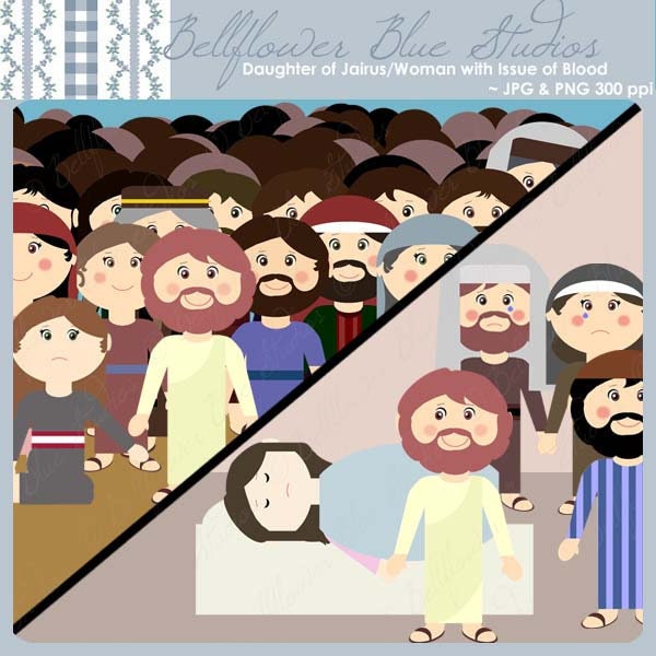 Two Stories of Healing daughter of Jairus / Touching the Hem Digital