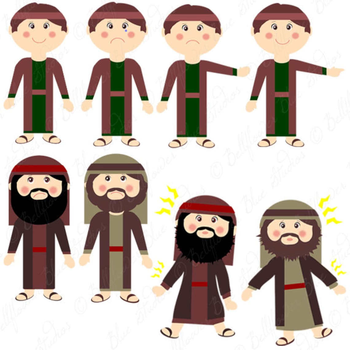 Nephi Builds A Ship Digital Clipart - Etsy