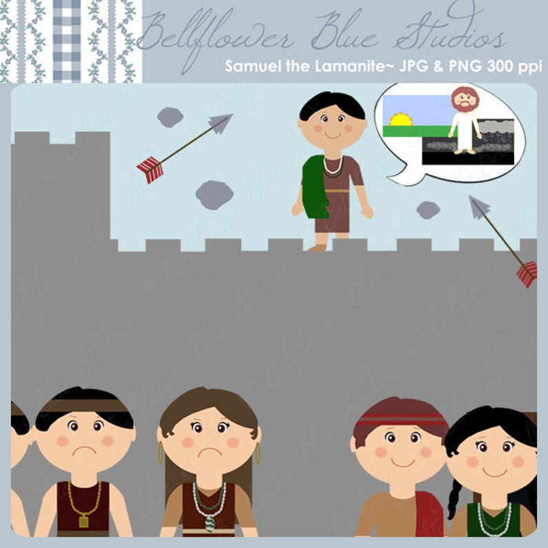 Samuel the Lamanite Digital Clipart - Etsy