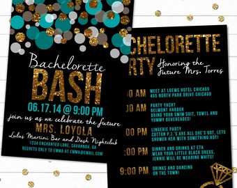 bachelorette invites etsy