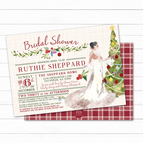 Holiday Bridal Shower Invitation Christmas Ornament Shower Etsy image 0 - Holiday Bridal Shower Invitation Christmas Ornament Shower Etsy
