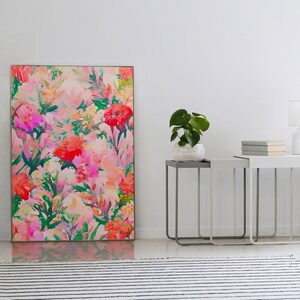 Floral Printable Art, Floral Artwork, Floral Digital Print ...