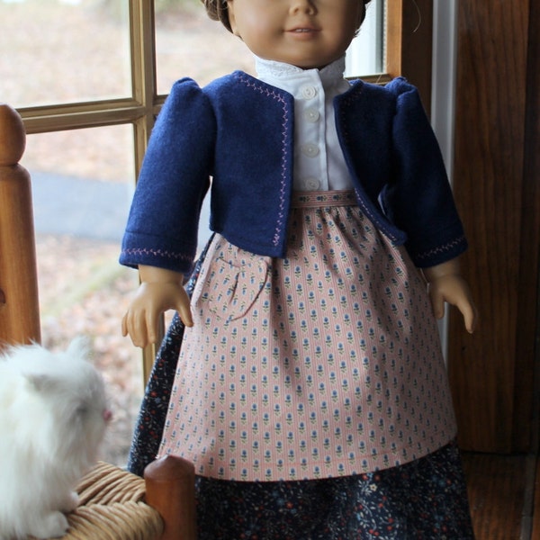 SALE!! Springtime Scandanavian Outfit- Jacket, Blouse, Skirt and Apron OOAK Orginal Design
