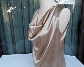 Schnittmuster für Damen Pdf, Schnittmuster für Oberteile, Bluse mit Wasserfallausschnitt, Oberteil mit lockerem Ausschnitt, Schnittmuster