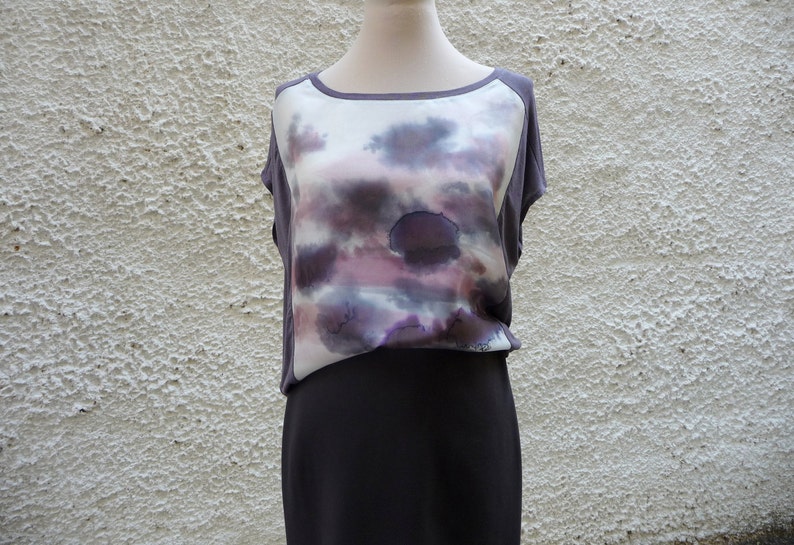 Wearable Art Clothing for Women Hand Painted Silk Blouse Etsy UK