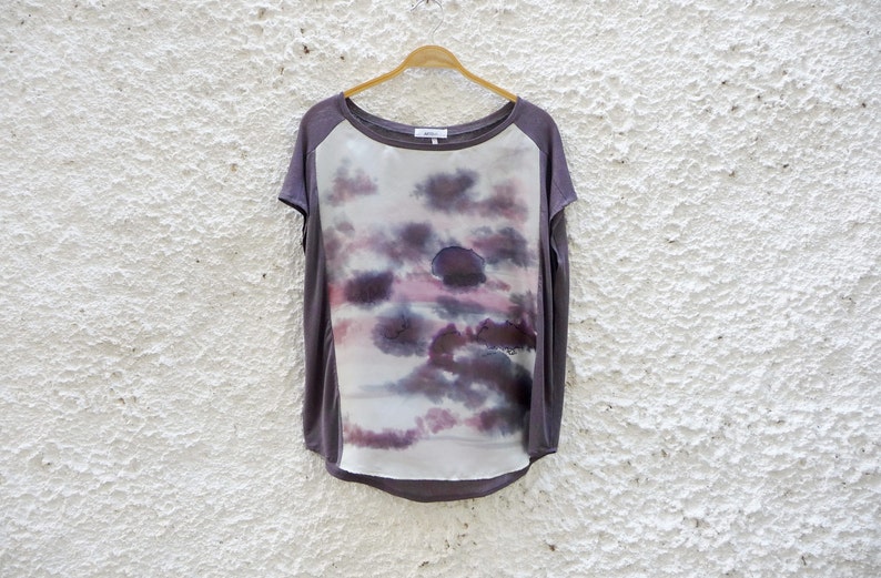 Wearable Art Clothing for Women Hand Painted Silk Blouse Etsy UK