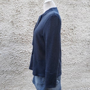 Bow Tie Top Pdf Sewing Pattern, Pdf Pattern Knit Blouse With a Long ...