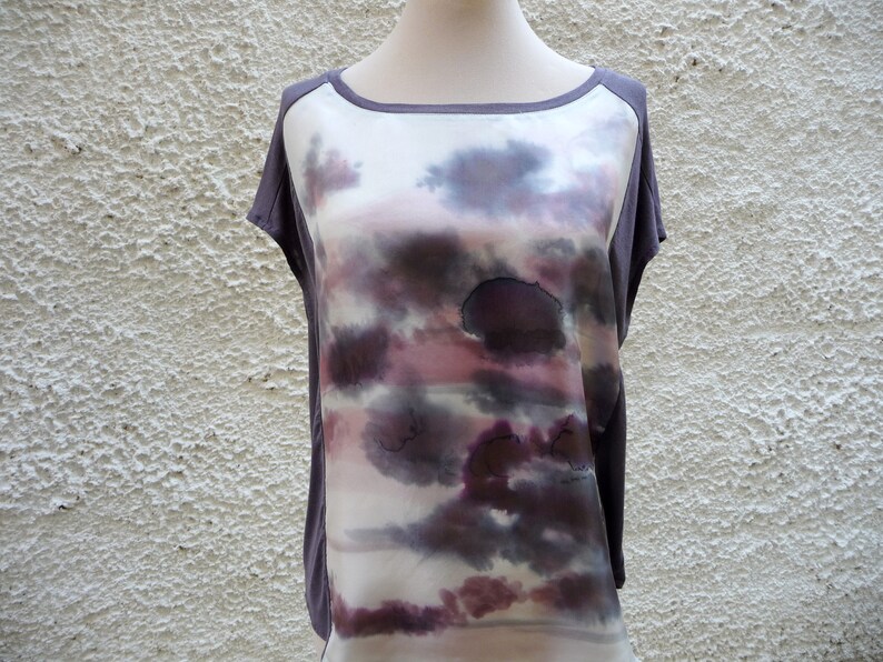 Wearable Art Clothing for Women Hand Painted Silk Blouse Etsy UK