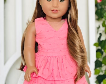 Layered Floral Dress for 18 inch Dolls such as American Girl®