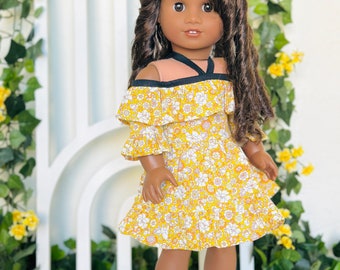 Wildflower Dress for 18 inch Dolls