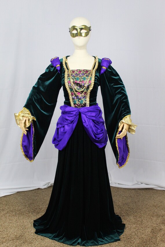 Abo da strega gotico da donna Costume medievale