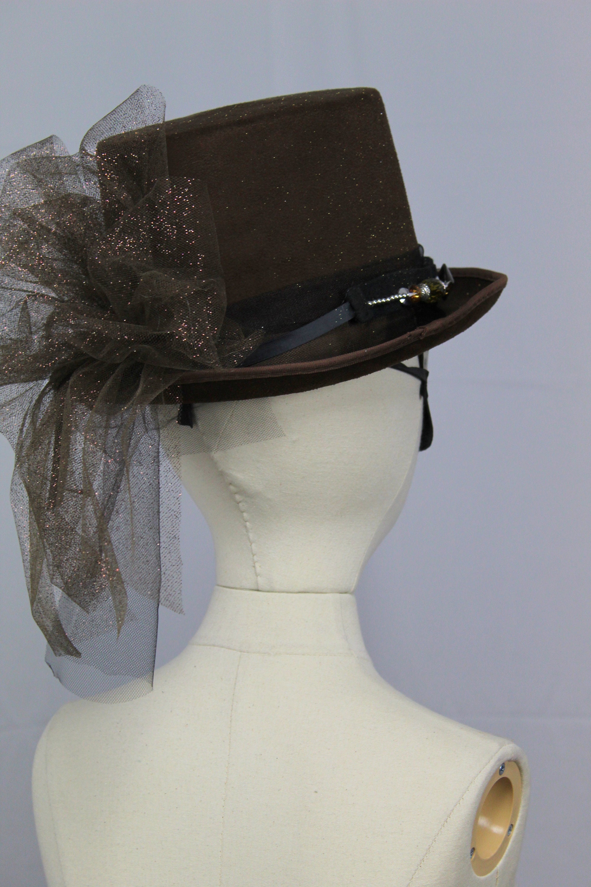 Steampunk hathalloween costumetop hatmad hatteralice in Etsy