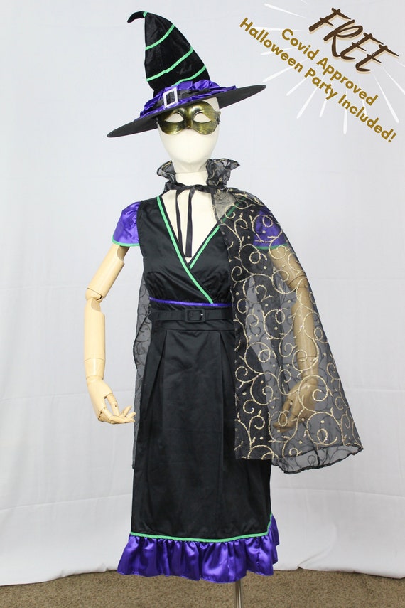 Halloween Witch Hats Zippered Project Bag