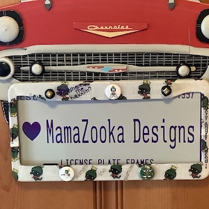 Marvin the Martian 3D License Plate Frame by MamaZooka Designs