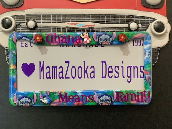 Lilo and stitch cheap license plate frame