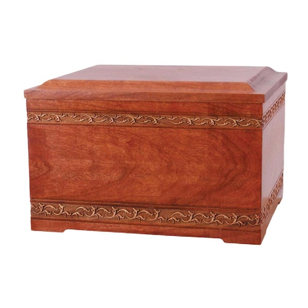 Cherry Memory Chest Wood Cremation Urn