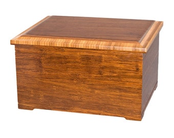 Bamboo Memory Chest Wood Cremation Urn