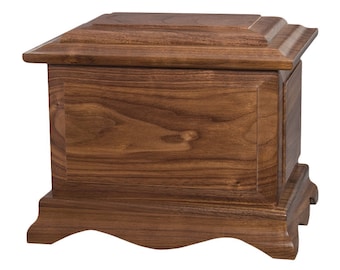 Walnut Cambridge Wood Cremation Urn