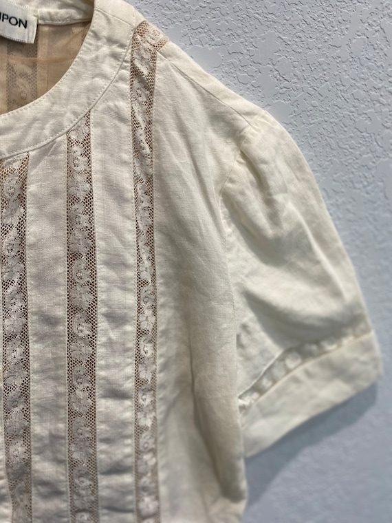 Vintage linen blouse