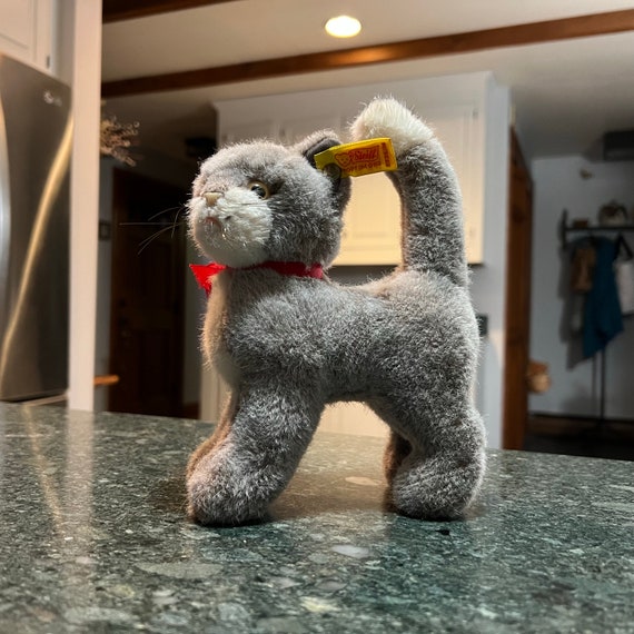 ビンテージ シュタイフ Kitty キャット 猫 　やや大きめ② Vintage Steiff 8