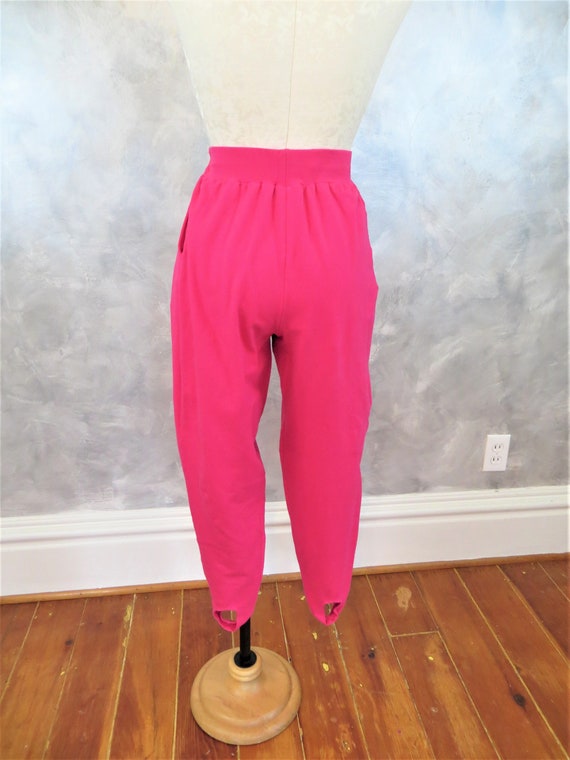 Vintage 90's Stirrup Pants Set * High Waisted Pin… - image 7