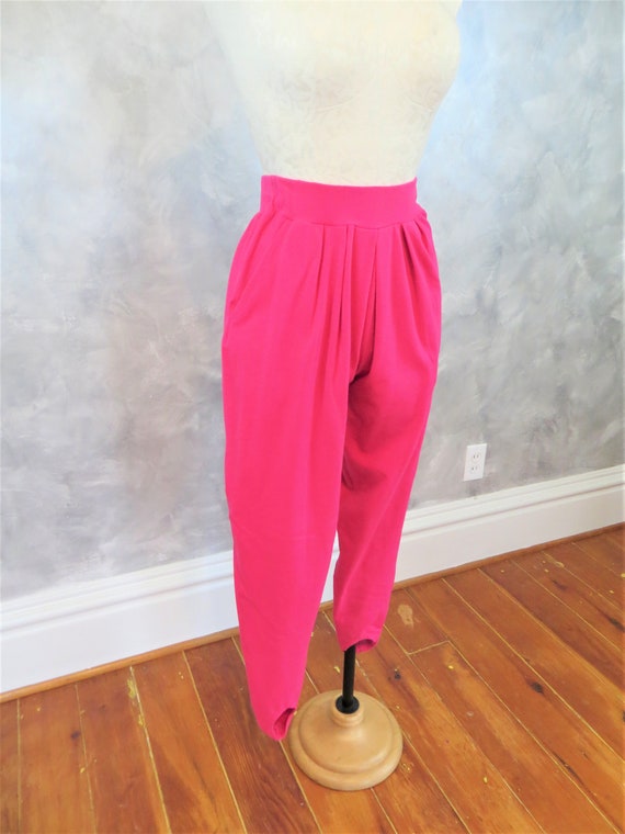 Vintage 90's Stirrup Pants Set * High Waisted Pin… - image 5