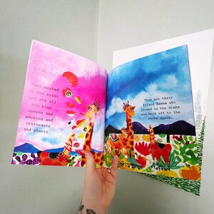 The Lopsided Llama Book. Childrens book. 8x12. By: Lydia Cassels and Illustrations by Jenn Dienno image 6