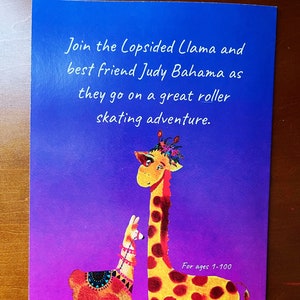 The Lopsided Llama Book. Childrens book. 8x12. By: Lydia Cassels and Illustrations by Jenn Dienno image 2