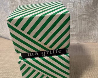 Vintage Antique Carvin Ma Griffe Perfume Collector’s Presentation Box Hard To Find