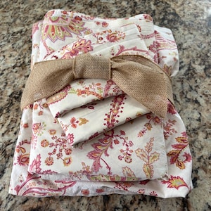 Juego de sábanas tamaño king de cerámica vintage estilo boho Y2K con estampado paisley (descatalogado) Cottagecore ¡Lee!