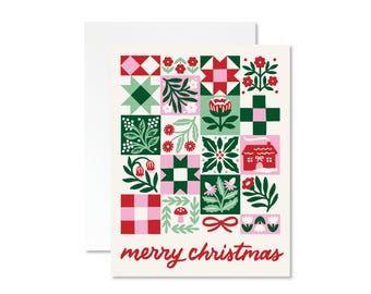 Patchwork Christmas Card