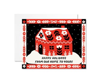 Holiday Cottage Card