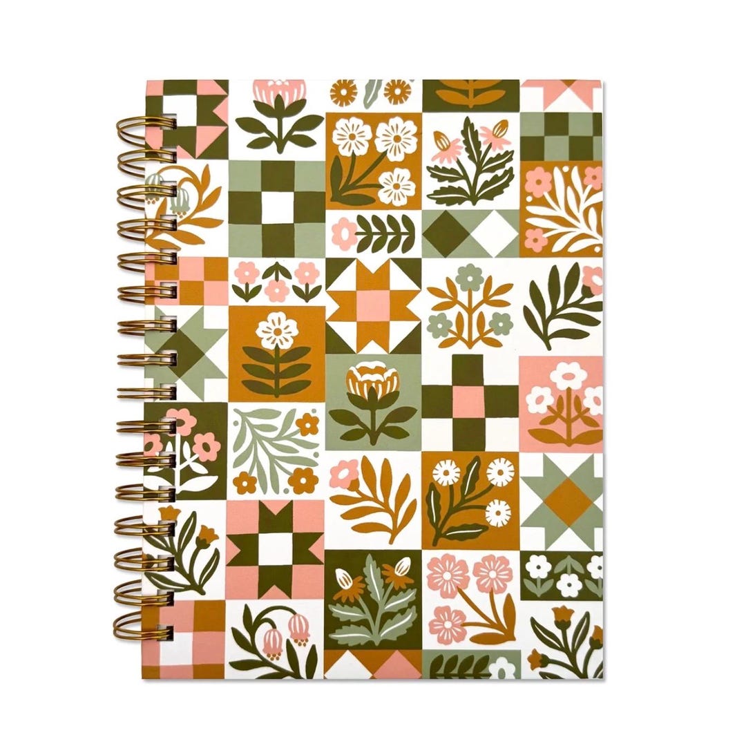 Patchwork Notebook - Etsy