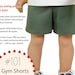 Judy Hart reviewed 101: Gym Shorts for 18 Inch Dolls (Pearls by Lee & Pearl™) — make EASY casual, workout, running, dance or pajama bottom shorts for dolls!