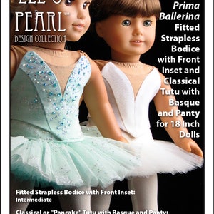L&P 1073: Prima Ballerina Pattern for 18 inch dolls such as image 1