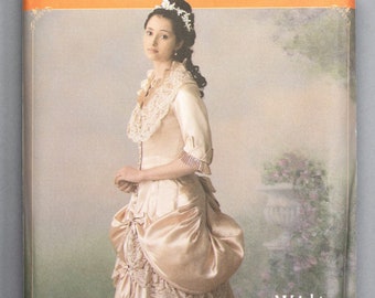 S4244 | size 6-8-10-12 | Simplicity 4244 Womens Victorian Bridal Museum 19th Century Gown Historical Sewing Pattern Vintage Costume Dress