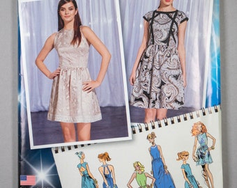 S1157 | szs 12-20 | Project Runway for Simplicity 1157 Fitted Dress in 3 Lengths with Bodice, Strap and Length Variations Sewing Pattern