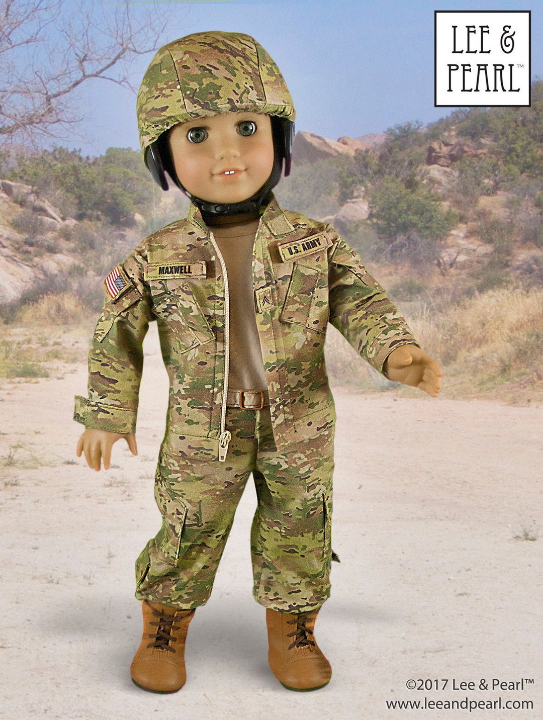 LP 1010: Army Combat Uniform Sewing Pattern for 18 Inch Dolls Etsy