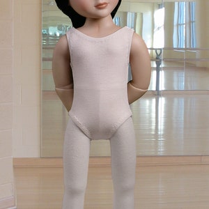 L&P 1051: Ballet Basics Pattern for 16 Inch A Girl for All Time Dolls Dance or Gymnastics Doll Leotard, Unitard and One Piece Swimsuit image 5