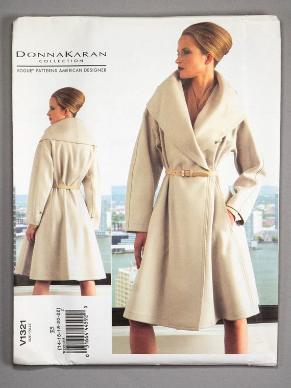 V1321 Sz 14 22 Donna Karan Vogue American Designer 1321 Misses