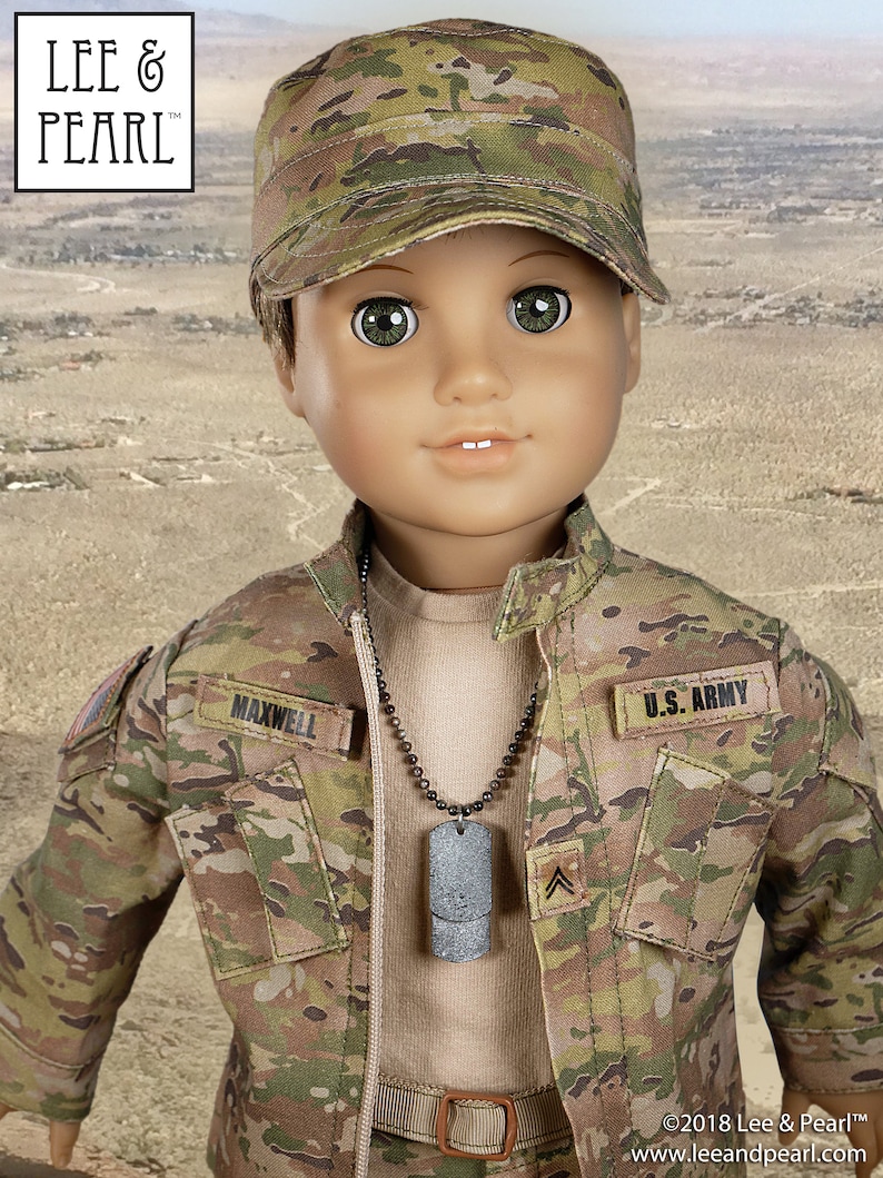 L&amp;P Military Uniform Sewing Pattern Bundle for 18 Inch Dolls - Etsy