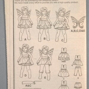 S2559 | Sz 1/2 - 4 | Simplicity 2559 Toddler Girls Disney Fairies ...