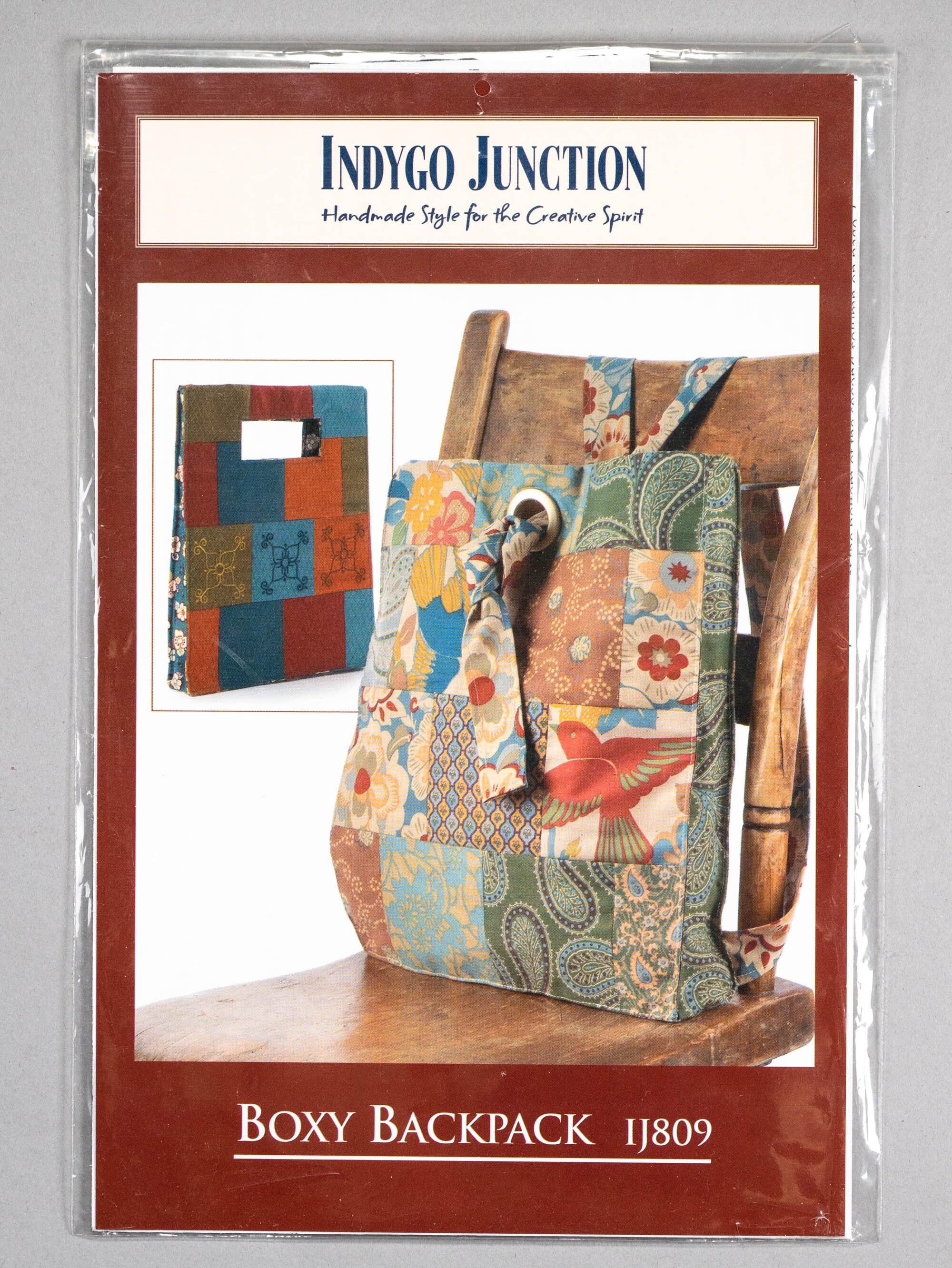 Indygo Junction IJ809 | 2 Sizes | Boxy Backpack or Handbag, Bag