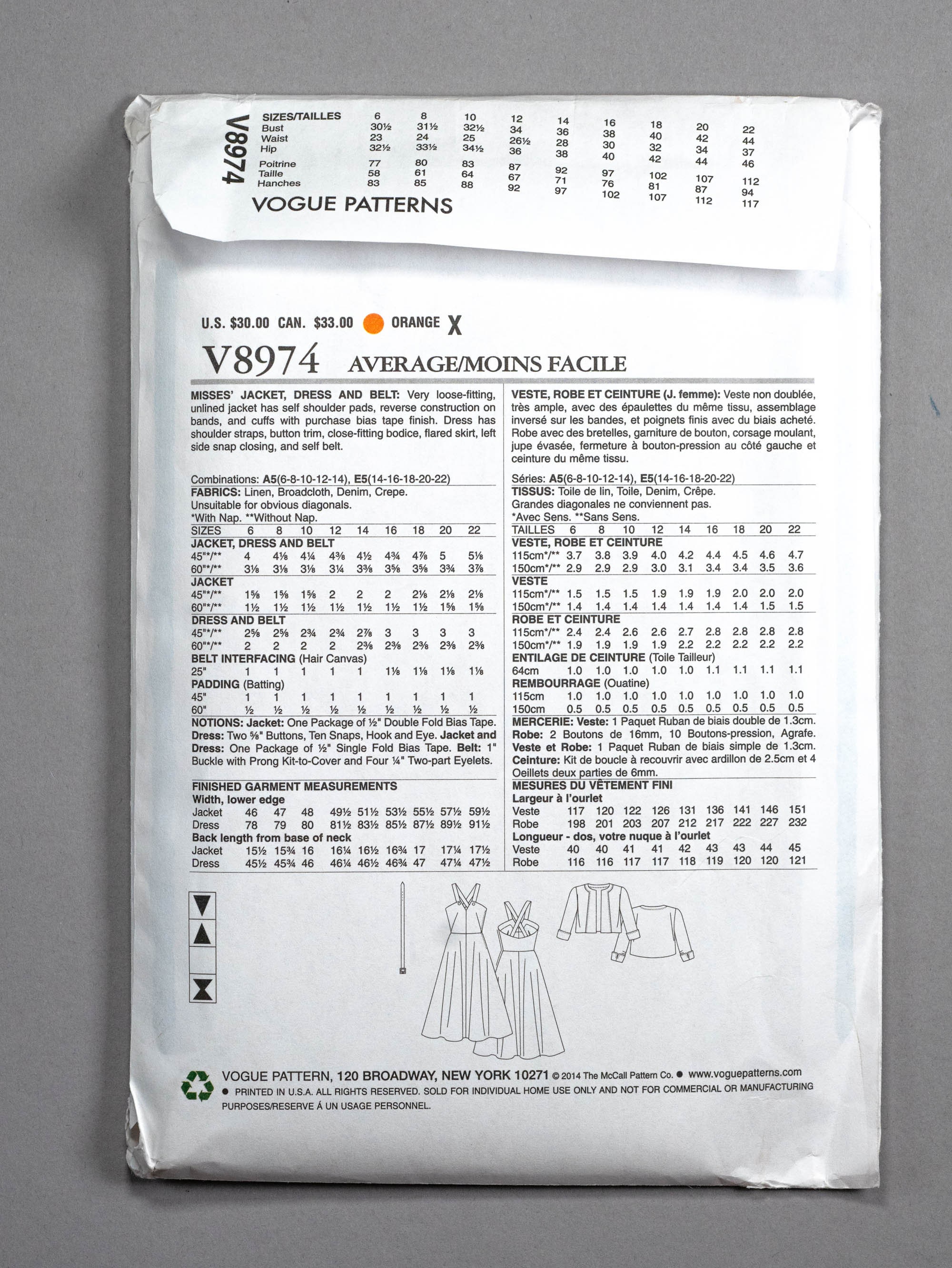 vogue レイニー Amazon.com: Vogue Patterns Low Dresses, 14-16-18-20-22