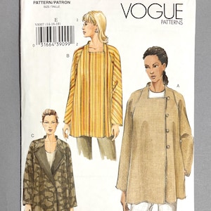 May include: Vogue Patterns sewing pattern V8007. The pattern features illustrations of three different jacket styles. The pattern includes the text "PATTERN/PATRON" and "SIZE/TAILLE". The pattern number is V8007.
