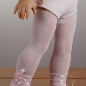 L&P 1075: Ballet Slippers Pattern for 18 inch dolls such as American Girl ultra-realistic dance shoes that are easy to make too image 3