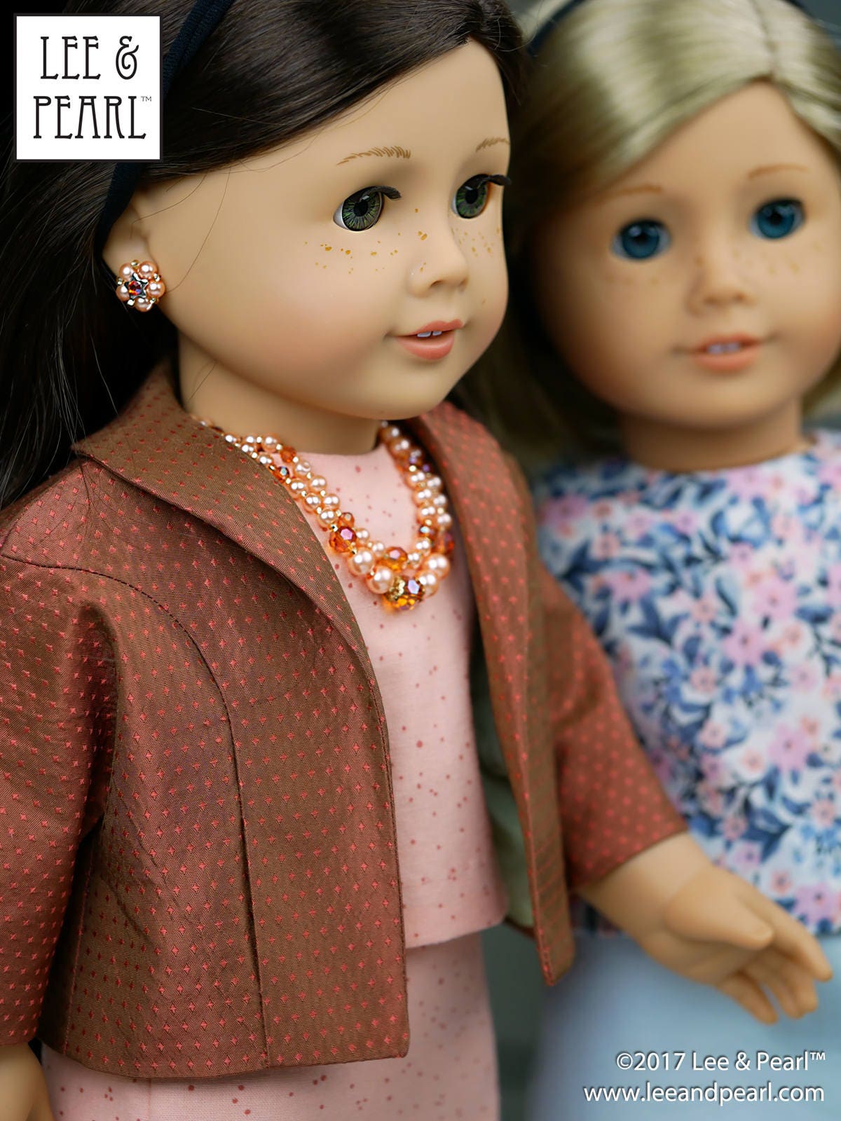 L&P Retro Style Pattern Bundle for 18 Inch Dolls Such as American