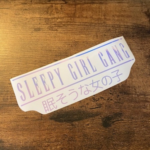 Sleepy Girl Gang JDM Vinyl Car Decal